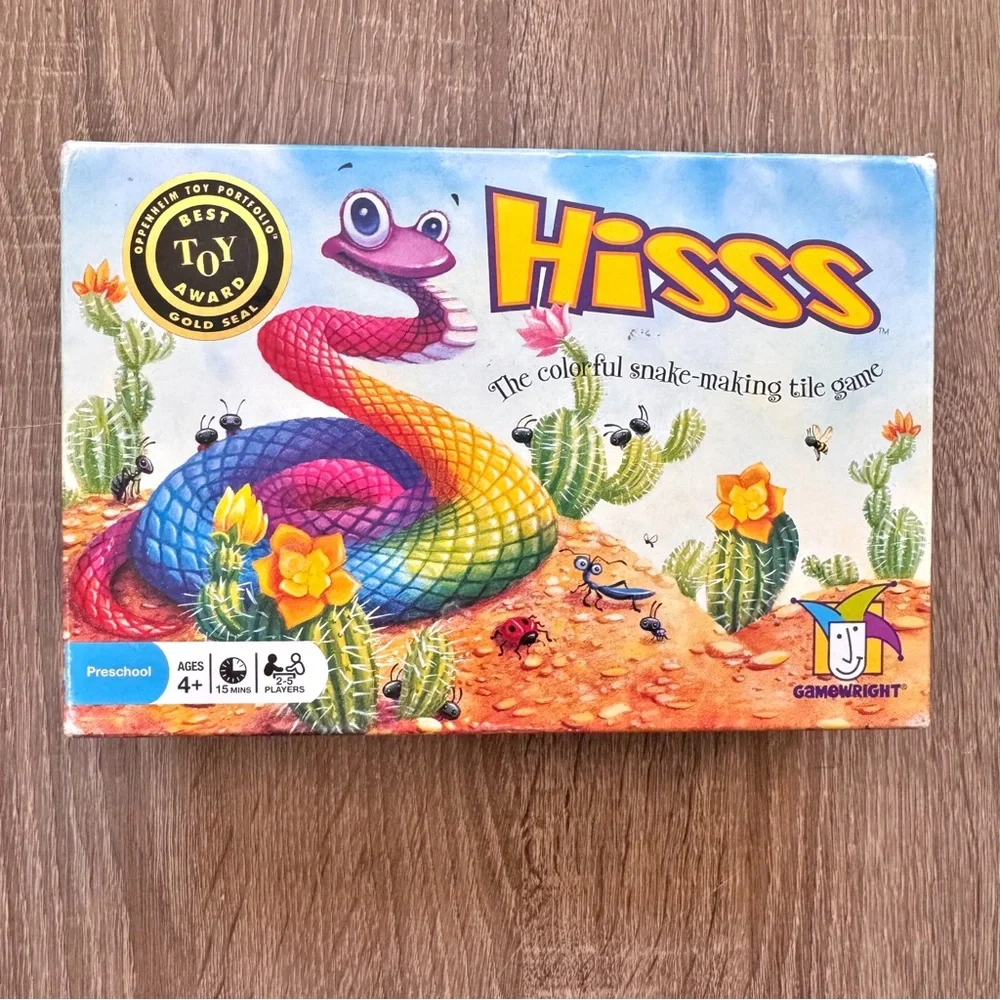 HISSS The Colorful Snake Making Tile Matching Game Gamewright - Picture 2 of 6